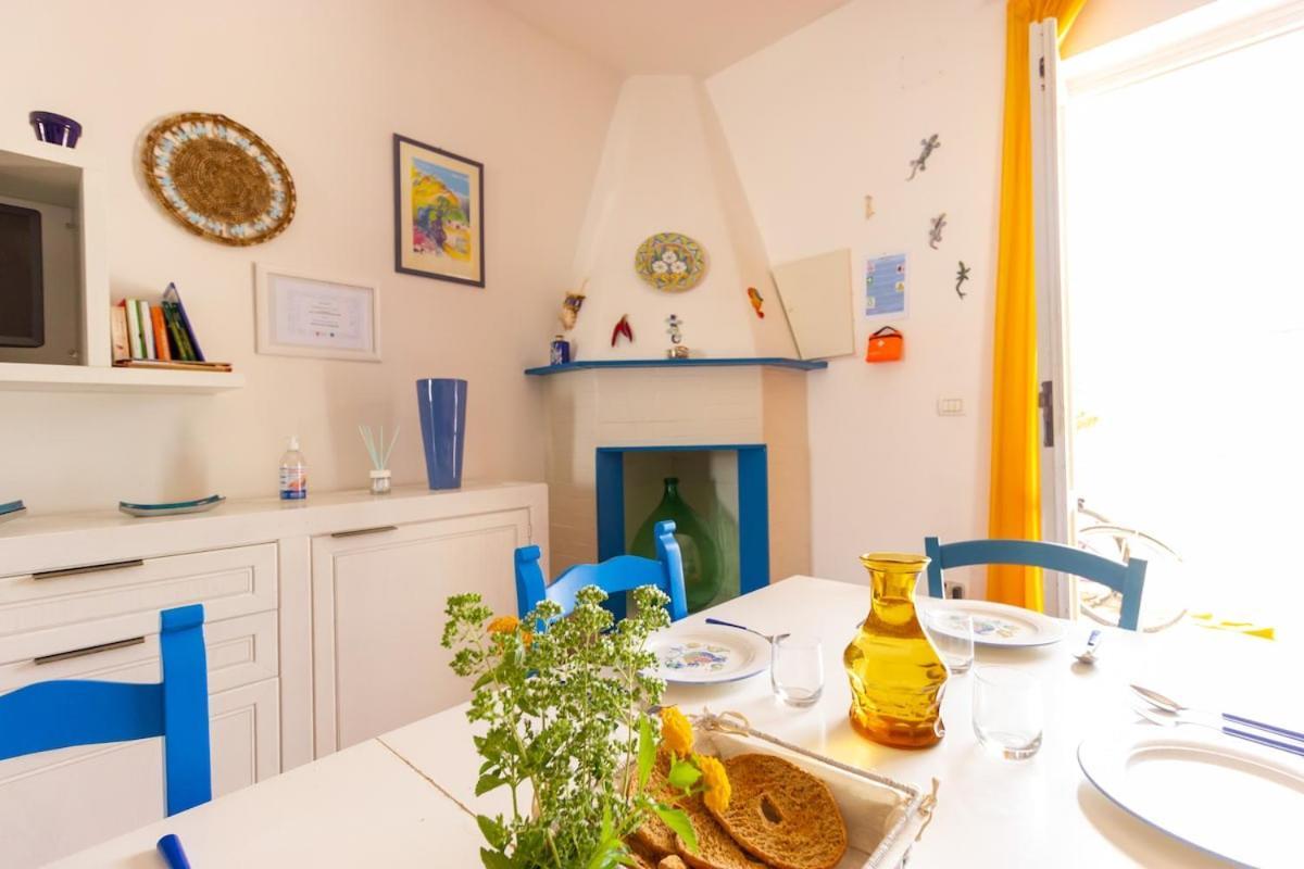 Villa Ranieri-Casa Con Vista A Campo Di Mare Torre San Gennaro Exteriör bild